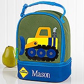 Embroidered Kids Lunch Bag By Stephen Joseph - Construction - 17030