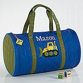 Construction Embroidered Duffel Bag by Stephen Joseph - 17031