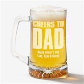 Personalized Beer Glass Mug - Cheers! To Him - 17039