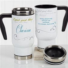 Personalized Commuter Travel Mug - Cup Of Inspiration - 17052