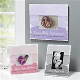 Personalized Watercolor Baby Girl Picture Frame - Bundle Of Joy - 17077