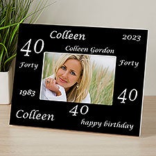 Personalized Birthday Photo Frame - Birthday Cheers Design - 1708
