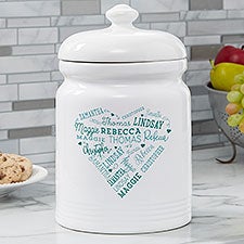 Personalized Cookie Jar - Close To Her Heart - 17082