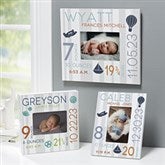 Personalized Baby Picture Frame - Sweet Baby Boy - 17087