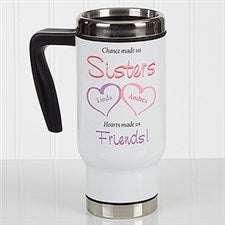 Personalized Commuter Travel Mug - My Sister, My Friend - 17124