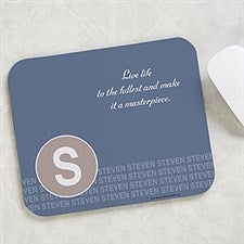 Personalized Mouse Pad - Quotes Of Sophistication - 17158