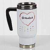Personalized Grandparent Commuter Travel Mug - All Our Hearts - 17160