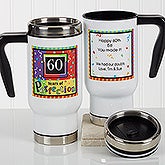 Personalized Birthday Commuter Travel Mug - Aged To Perfection - 17167