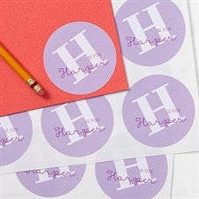 Personalized Kids Sticker Labels - Alphabet Fun - 17221