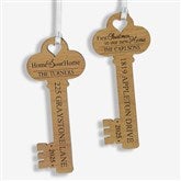 New Home Ornament - Personalized Key Ornament - 17235