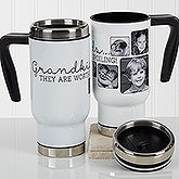 Personalized Photo Commuter Travel Mug - They're Worth Spoiling - 17282
