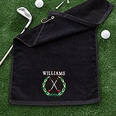 Personalized Golf Towel - Performance Golf Crest - 17326