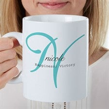 Personalized Oversized Coffee Mug - Name Meaning - 17338