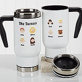 Personalized Travel Mug - Family Characters - 17346
