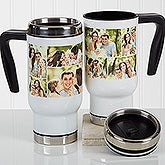 Personalized Photo Commuter Travel Mug - Create A Photo Collage - 17350