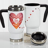 Personalized Commuter Travel Mug - We Love You To Pieces - 17353