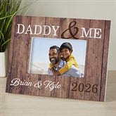 Personalized Rustic Picture Frame - Daddy & Me - 17358