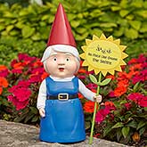 Personalized Female Garden Gnome - 17369