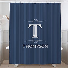 Elegant Monogram Personalized Shower Curtain - 17374
