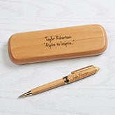 Engraved Alderwood Pen Set - Signature Series - 17380