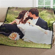 Custom Wedding Photo Personalized Blankets - 17397