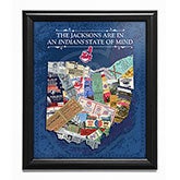 Personalized MLB Framed Sports Print - Baseball State Of Mind - 17409D