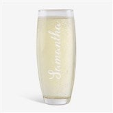 Personalized Stemless Champagne Flute - Signature Toast - 17415