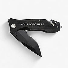 Personalized Logo Survivor Lock-back Knife - 17447