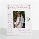 Personalized May God Bless Me First Communion Photo Frame - 1745