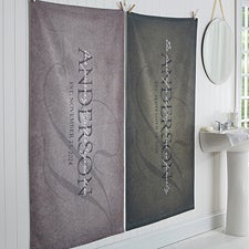 Personalized Family Bath Towel - The Heart Of Our Home - 17458