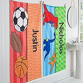 Personalized Boys Bath Towel - Just For Him - 17478