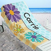 Personalized Girls Beach Towel - Just For Her - 17485