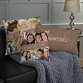 Photo Throw Pillows - Family Photo Collage - 17520
