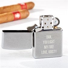 Personalized Zippo Windproof Lighter - Write Your Own - 17533