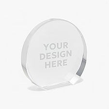 Custom Crystal Awards With Personalized Business Logo - 17547