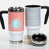 Personalized Travel Mug - Sophisticated Quotes - 17557