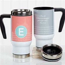 Personalized Travel Mug - Sophisticated Quotes - 17557