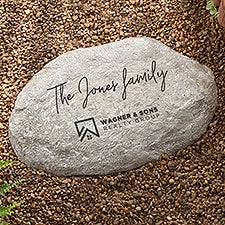 Personalized Logo Garden Small Stone - 17564