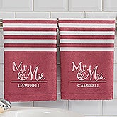 Personalized Wedding Hand Towels - 17571