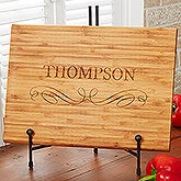 Personalized Bamboo Cutting Board - Classic Kitchen - 17592