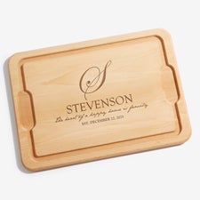 Personalized Maple Cutting Boards - Heart Of Our Home - 17595