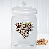 Personalized Photo Cookie Jar - The Heart Of A Family - 17598