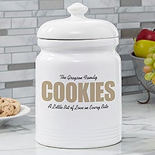 Personalized Cookie Jar - COOKIES - 17599