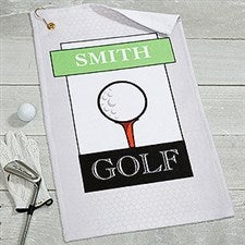 Personalized Golf Towel - Club Classics - 17616