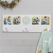 Photo Collage Personalized Towel Hook Rack - 17625