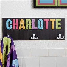 Personalized Towel Rack For Girls - All Mine - 17628