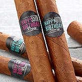 Personalized Birthday Cigar Labels - Vintage Age - 17646