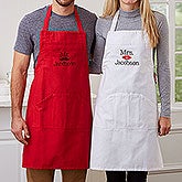 Personalized Aprons - Mr & Mrs Designs - 17656