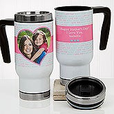 Personalized Photo Travel Mug - Love You This Much - 17673