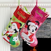 minnie mouse christmas stocking personalized